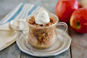 Microwave Mug Apple Crisp