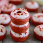 Red Velvet Donuts with Cream Cheese Frosting