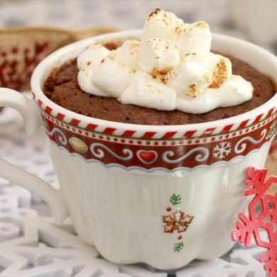 Hot Chocolate Mug Cookies for Two