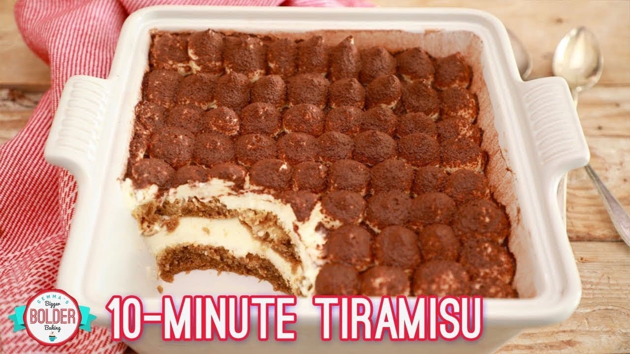 Easy 10 Minute Tiramisu Recipe Gemma S Bigger Bolder Baking