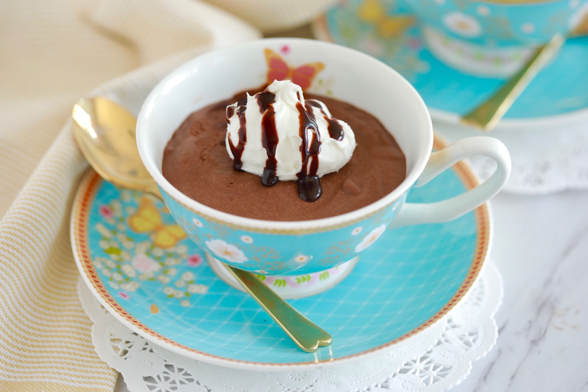 Think you can’t have rich Chocolate Mousse without eggs?? Think again!!!!