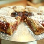 Fruit Crostata Recipe - Enjoy the flavors of the season like this Strawberry & Rhubarb Crostata Recipe!