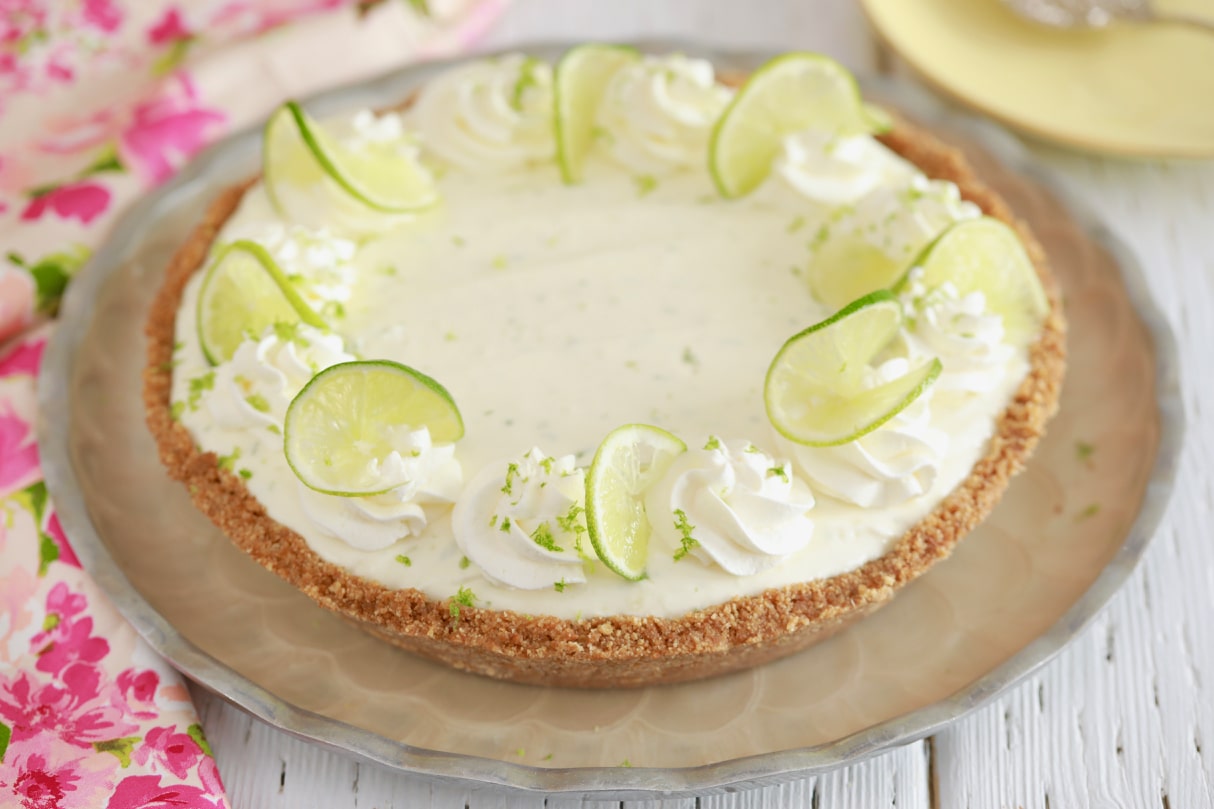 Key Lime Pie - Make my easy 10 minute recipe for a fresh & delicious dessert!