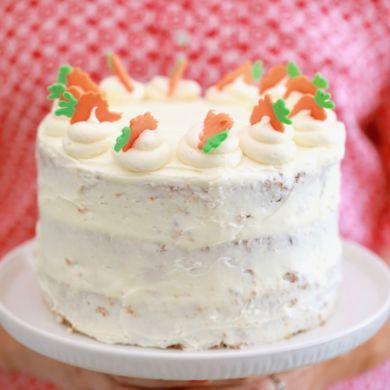 3-Layer Carrot Cake Made in the Microwave