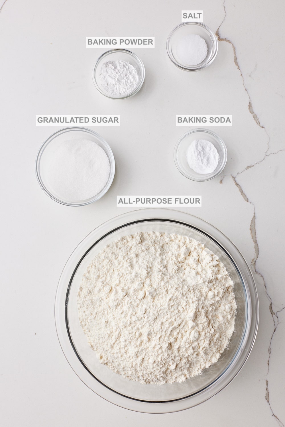 Homemade Pancake Mix ingredients