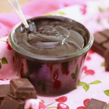 Look at this delicious homemade Chocolate Syrup!