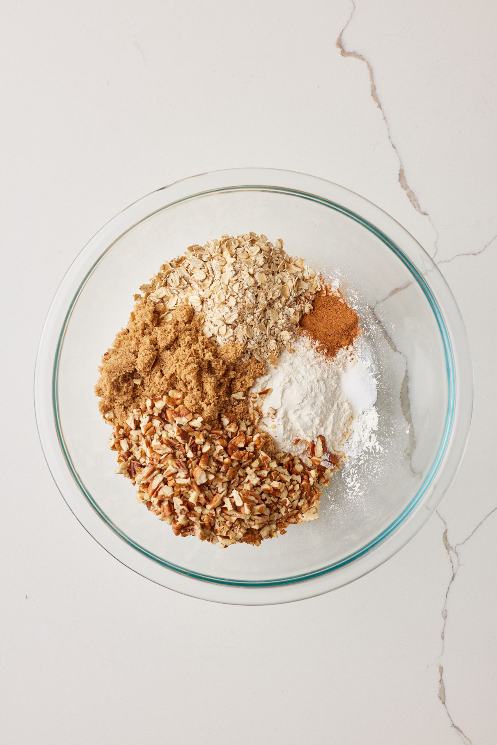 Mix dry ingredients for the topping 