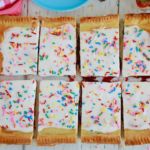 A homemade, delicious pop tart straight from the toaster oven.