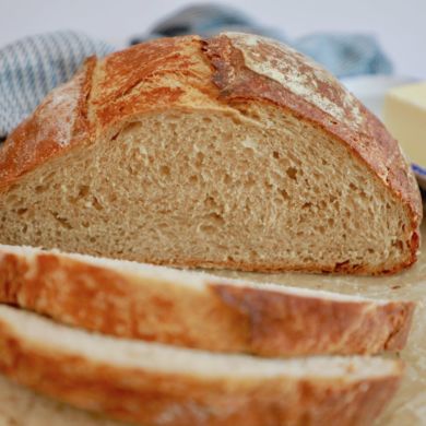 Artisanal Whole Wheat Bread Recipe (No-Knead, Beginner's Bread)