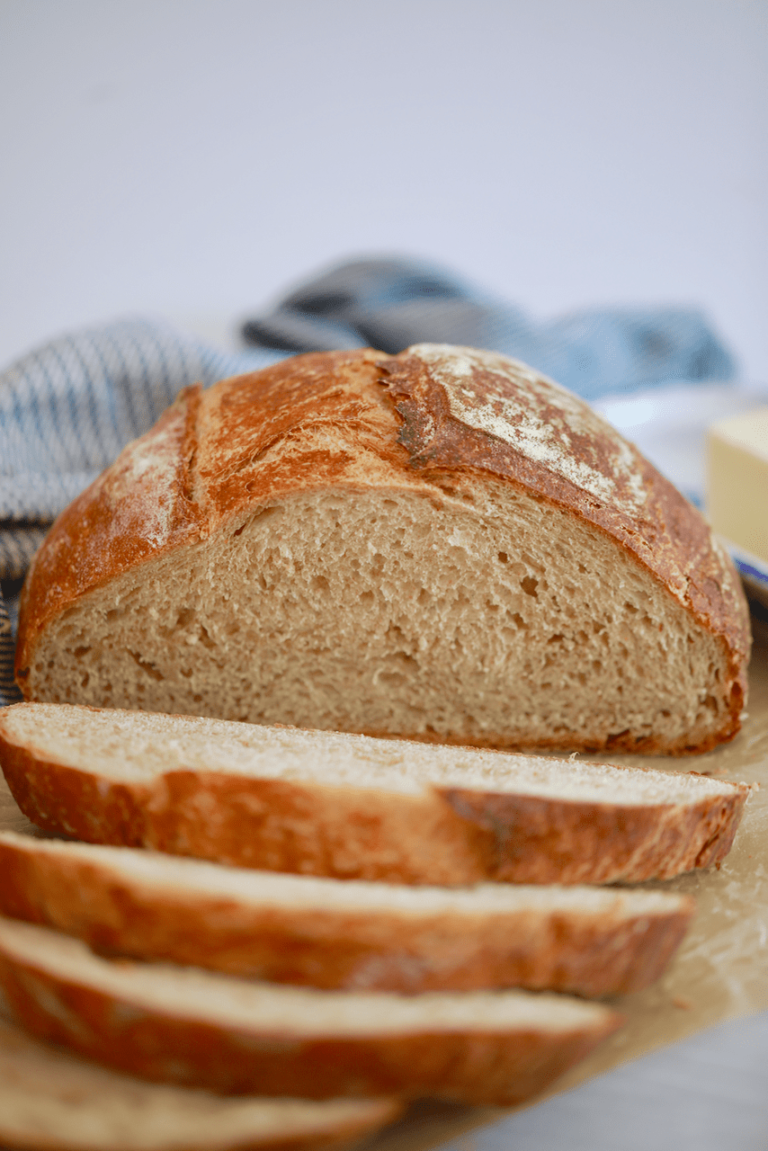 Artisanal Whole Wheat Bread Recipe (No-Knead, Beginner's Bread)