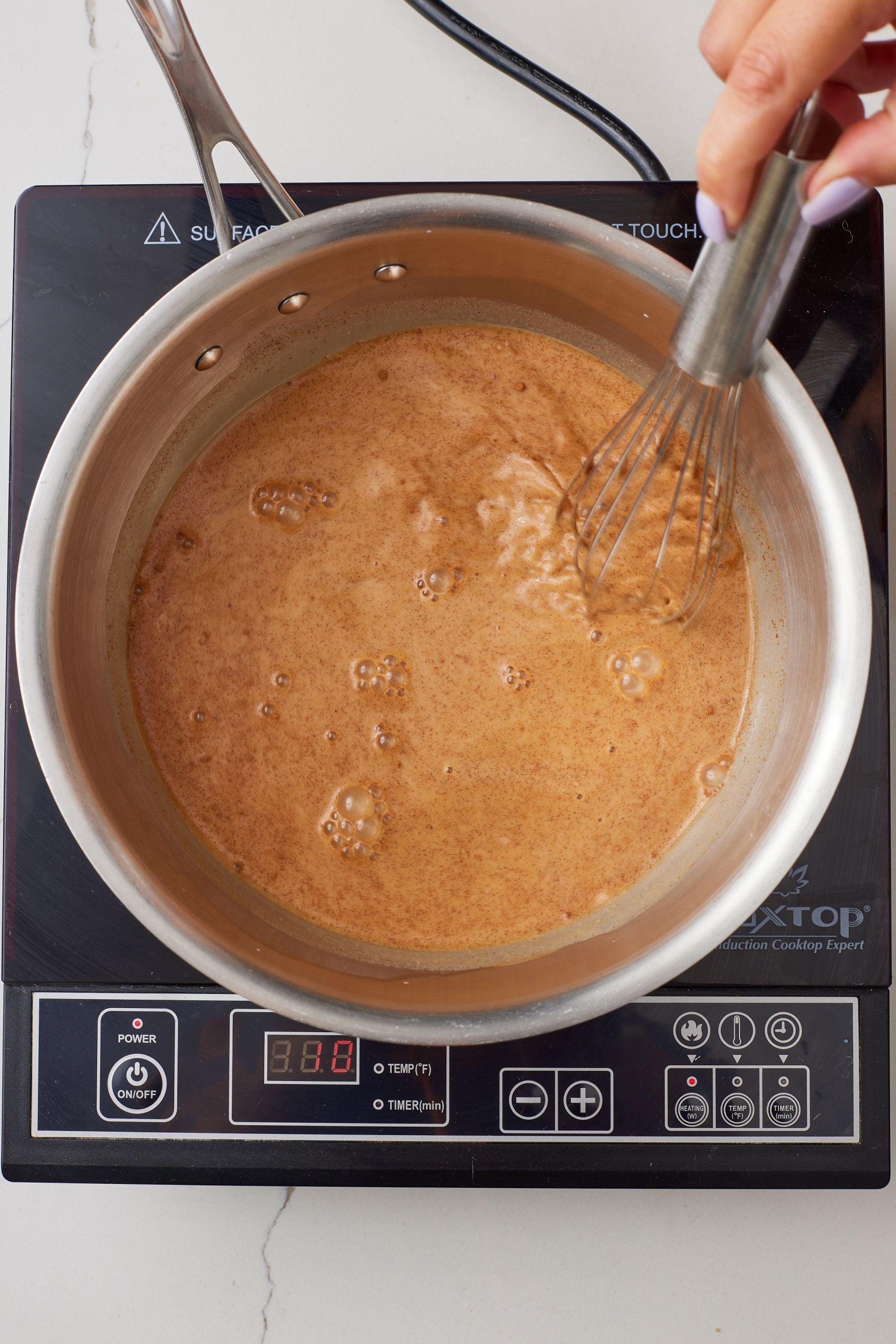 Stir ingredients to combine.