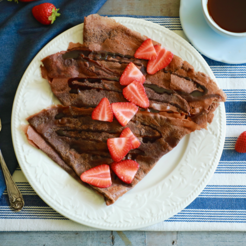 Easy Chocolate Crepe Recipe (With Video) | Bigger Bolder Baking