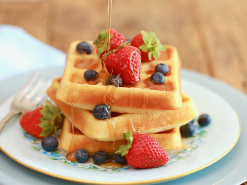 How to Make Yummy Looking Play Doh Breakfast, Lunch, & Dessert Waffles