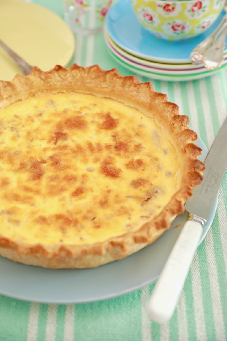 Simple Quiche Lorraine Recipe (with Video and Egg-Free Option)