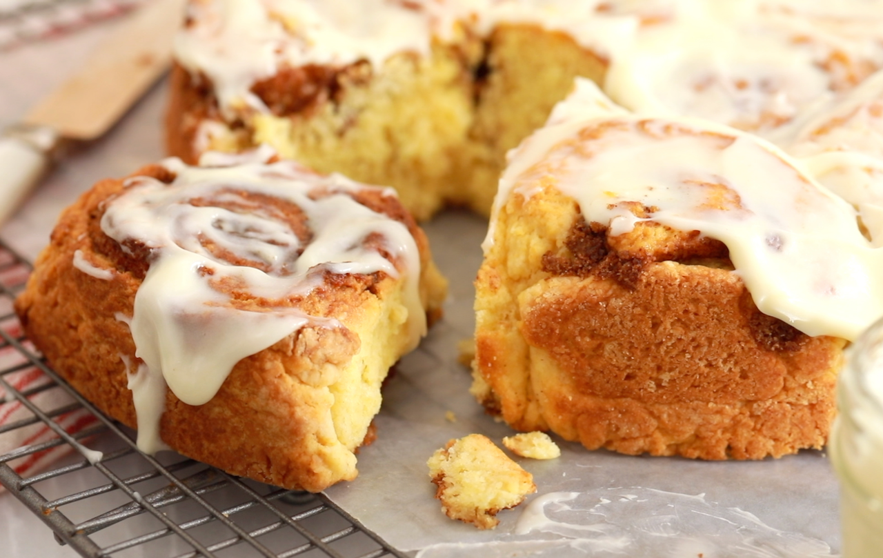 No Yeast Cinnamon Rolls Recipe - From start to finish in under an hour!