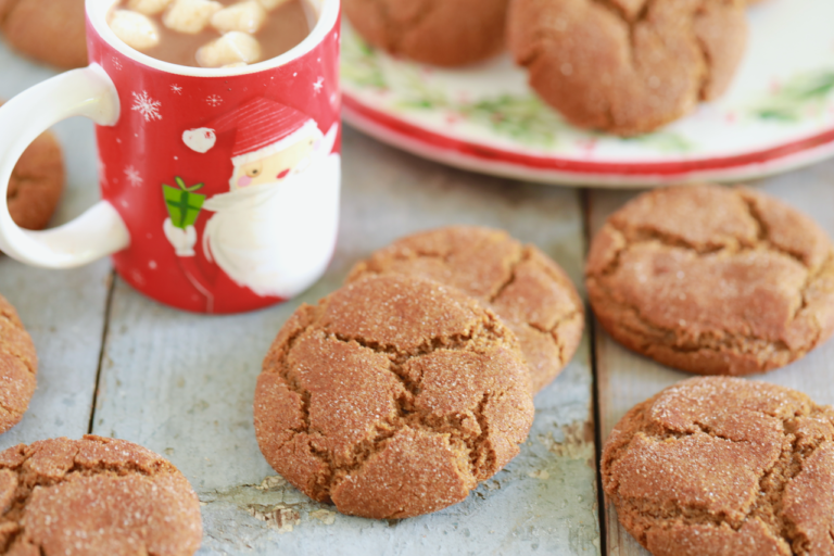 Chewy & Soft Molasses Cookies Recipe Gemma’s Bigger Bolder Baking