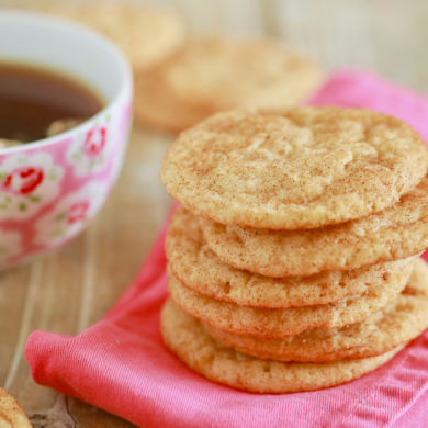 The Softest & Chewiest Snickerdoodle Cookies