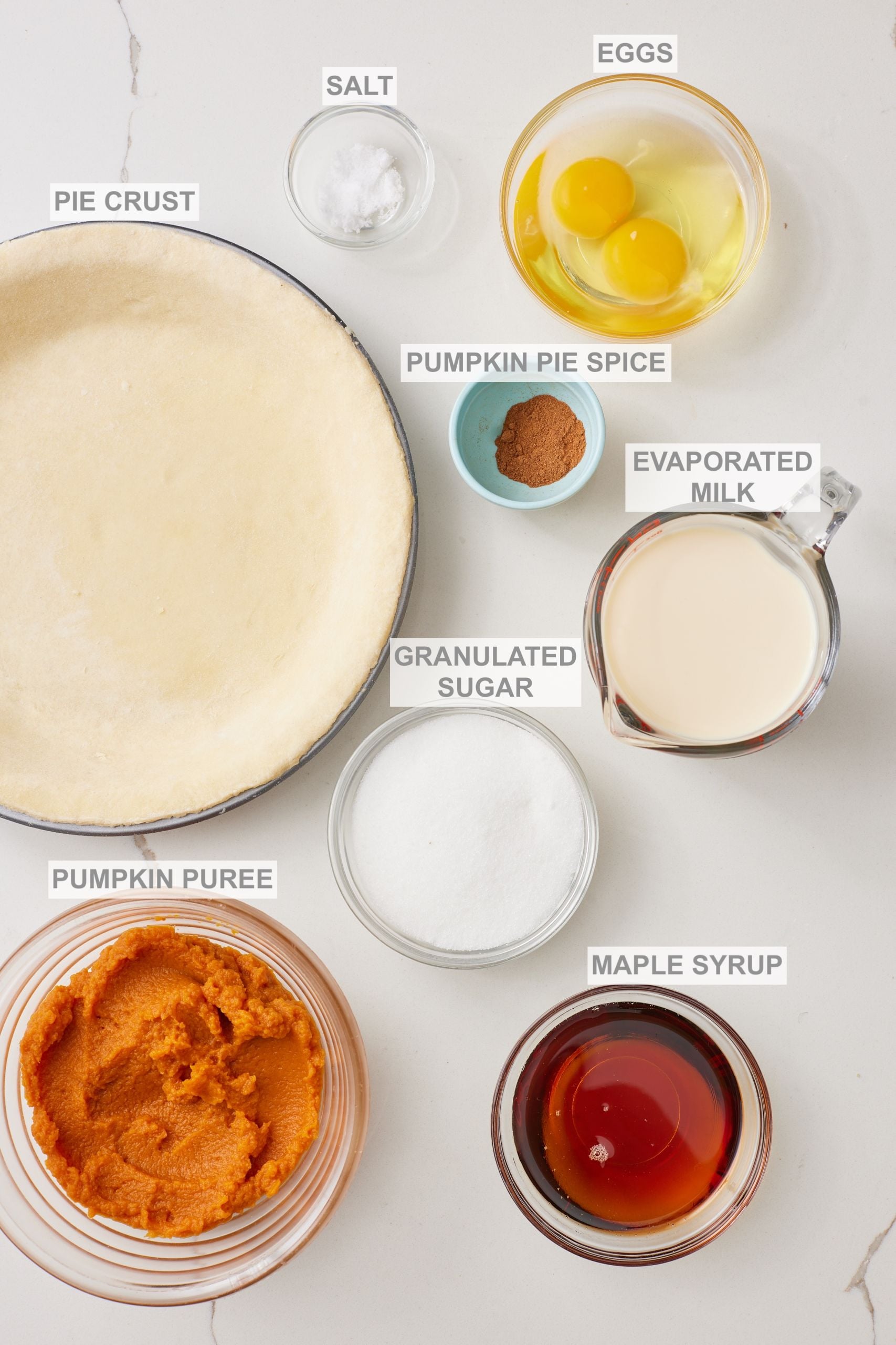 Best Pumpkin Pie Recipe ingredients