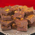 3 Ingredient Microwave Fudge (Chocolate and Orange, Cookie Butter, and Praline)