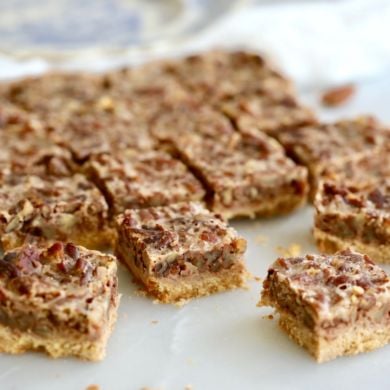 Vegan Pecan Pie Bars (Sugar Free)