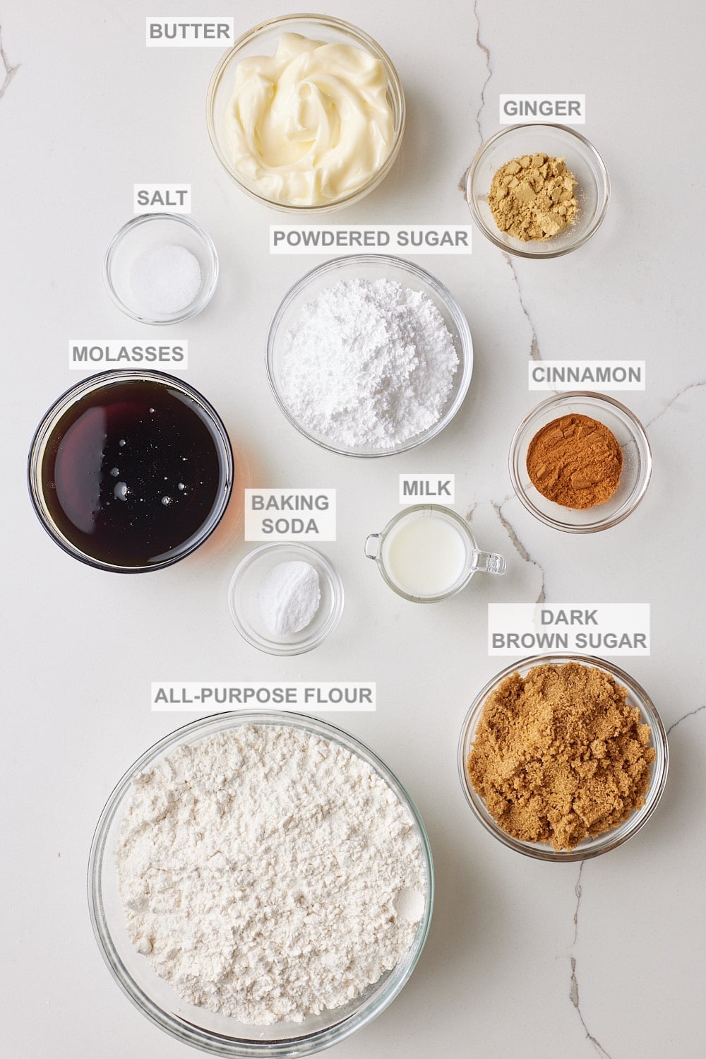 Ginger crinkle cookies ingredients