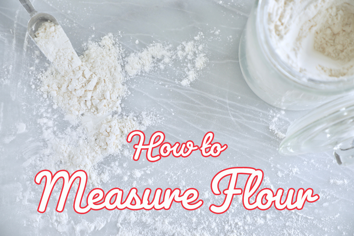 how to measure flour, measuring flour, measuring flour properly, how to measure flour properly