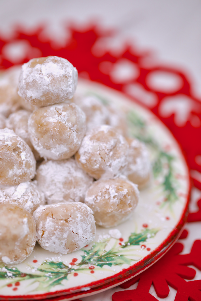 NoBake Peanut Butter Snowball Cookies Recipe Bigger Bolder Baking