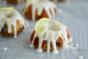 Gluten Free Lemon Blueberry Pound Cake