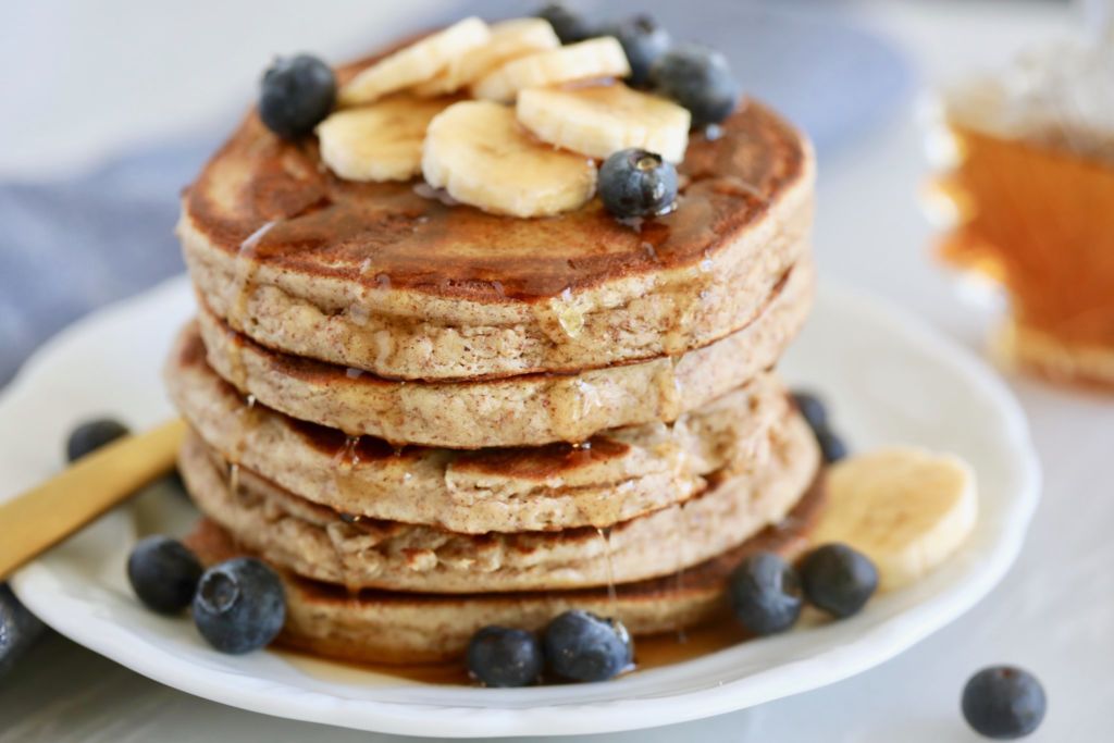 4 Ingredient Paleo Pancakes Recipe - Gemma's Bigger Bolder 