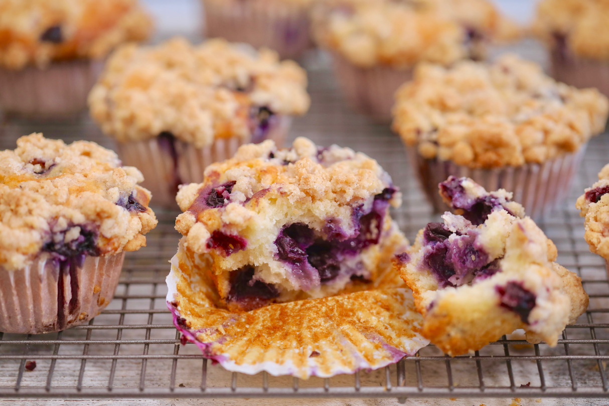 Gemma S Best Ever Blueberry Muffins Recipe Bigger Bolder Baking