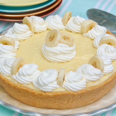15 Minute Banana Cream Pie (No Bake)