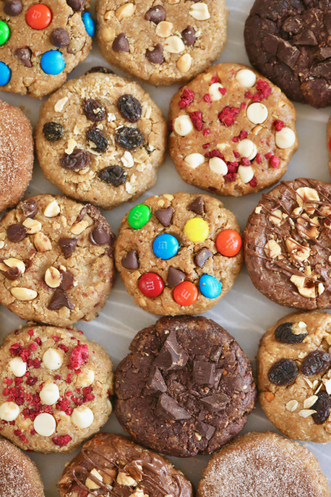 All the different varieties of No-Bake Cookies.