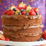 Dessert recipes like this 3-layered chocolate cake and more baking recipes by Chef Gemma Stafford from Bigger Bolder Baking