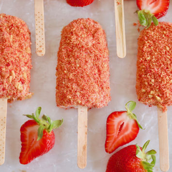Strawberry Shortcake Ice Cream Bar from your childhood.