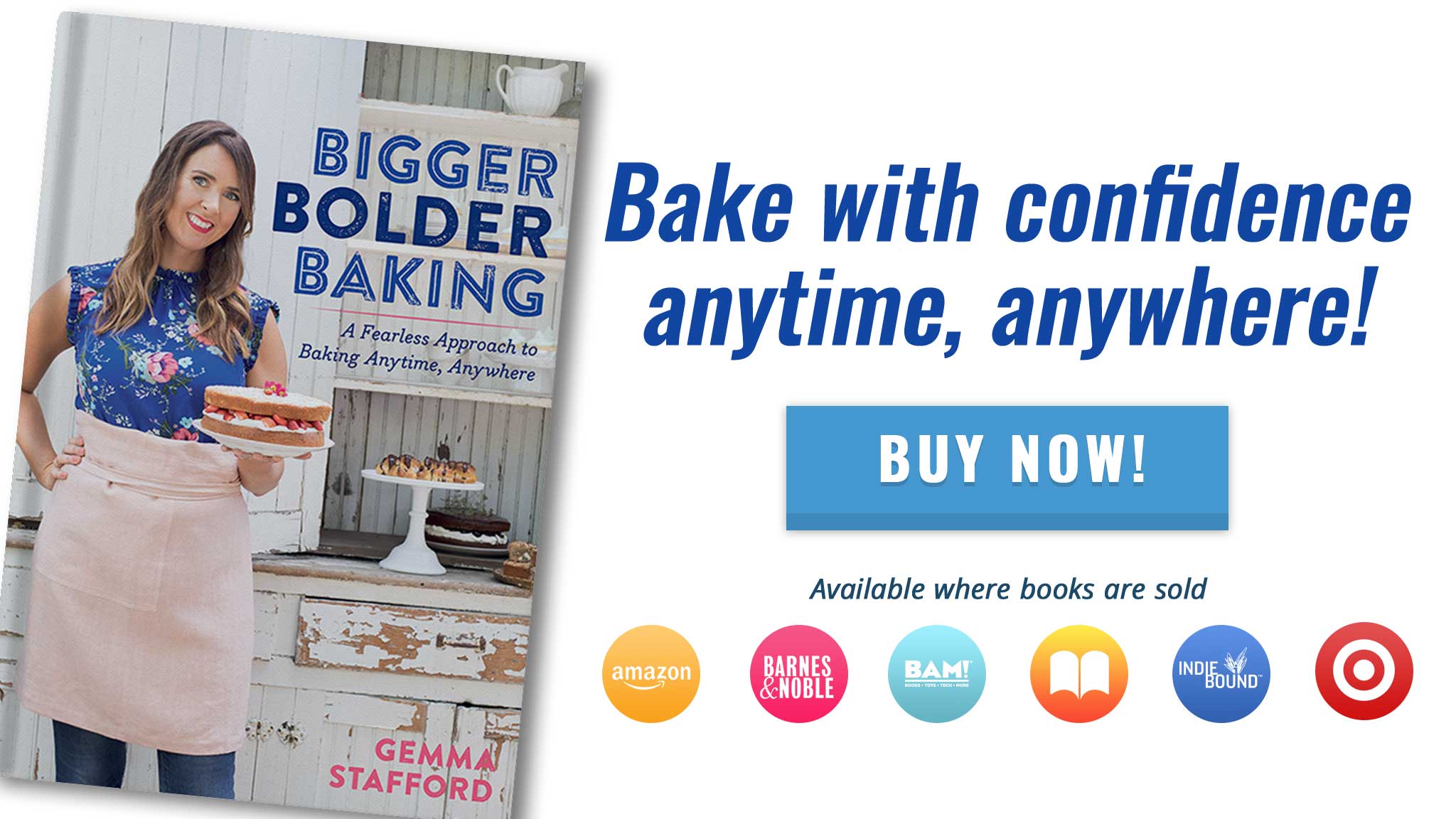 Buy the Bigger Bolder Baking Cookbook by Gemma Stafford
