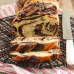 Chocolate Babka recipe baked and sliced