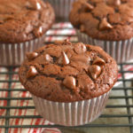 Gemma’s Best-Ever Bakery-Style Double Chocolate Chip Muffins