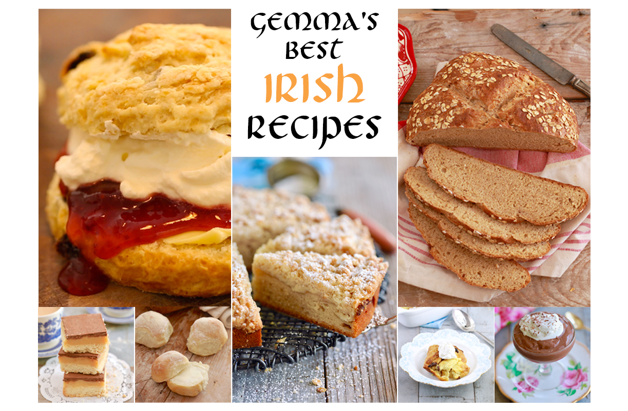 A collage of Gemma's Best Irish Recipes