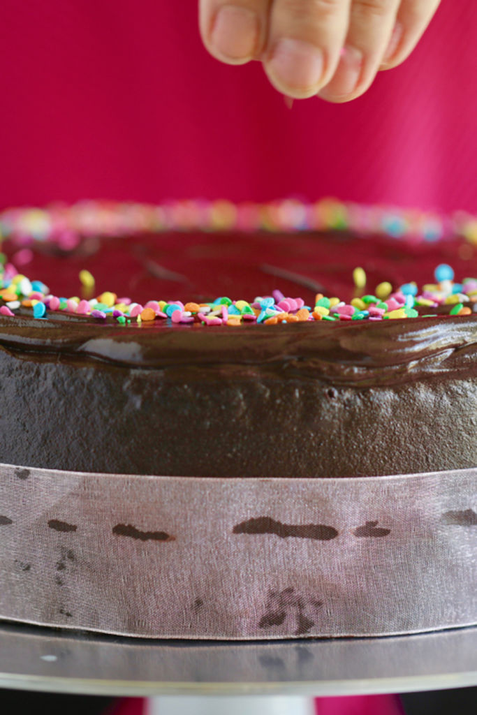 How to make stale cake soft again, close up decorating.