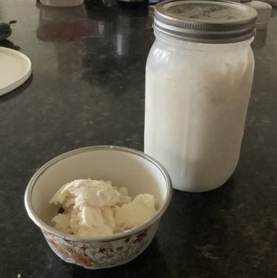 jar ice cream homemade