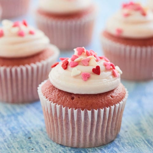 Homemade Strawberry Cupcakes