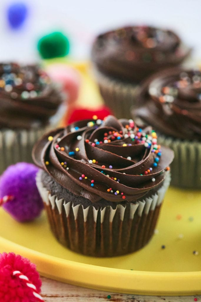 Incredible Chocolate Cupcakes with Chocolate Fudge Frosting - Varsha&amp;#39;s ...