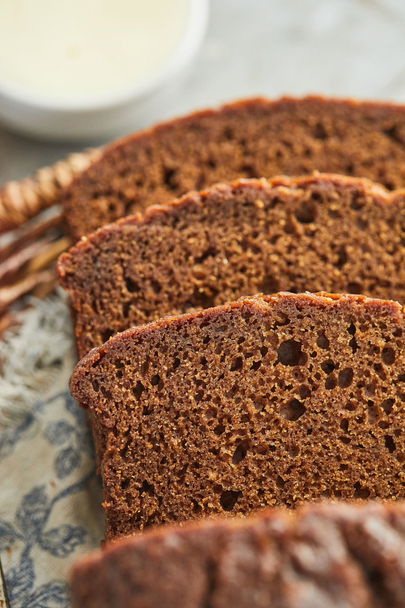 A close up of my Sticky Gingerbread.