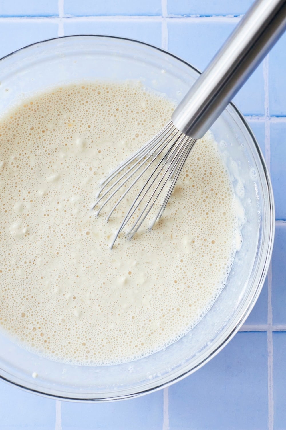 Smooth batter for Best Crepe Recipe 