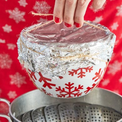 How to Steam A Christmas Pudding