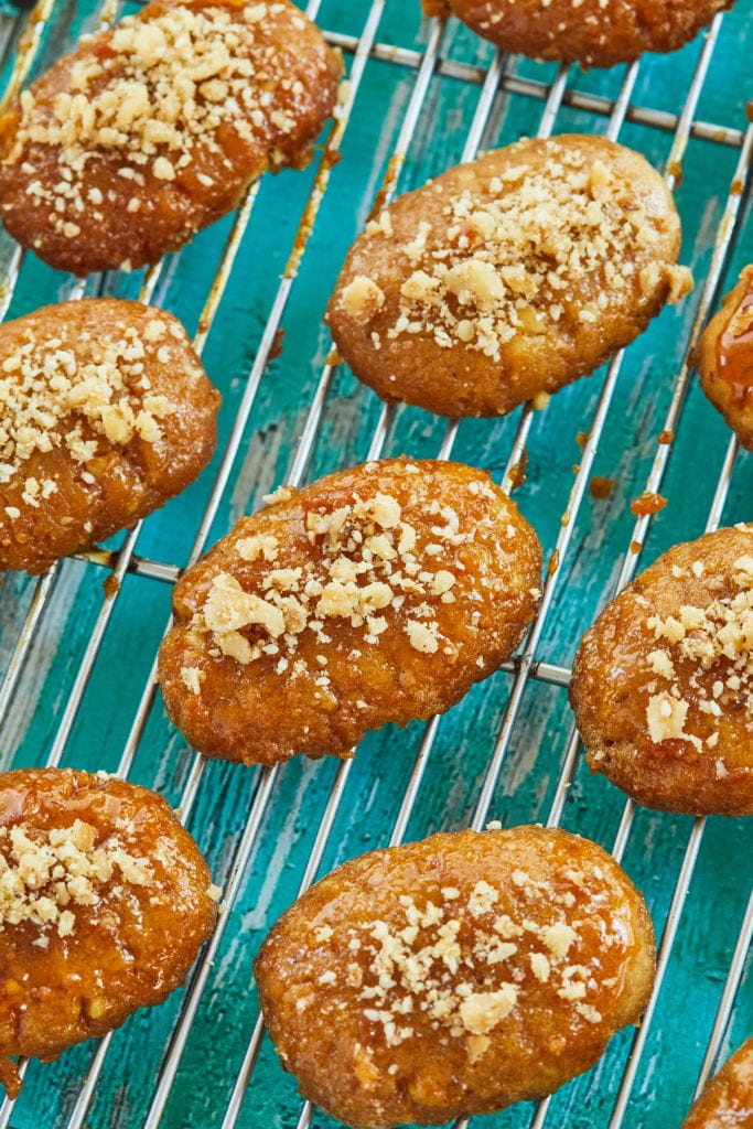 Sticky Greek Honey Cookies (Melomakarona) Bigger Bolder Baking