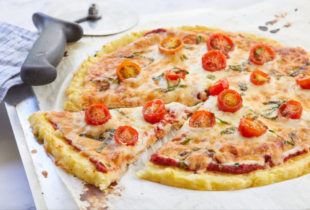 Cauliflower Pizza Crust In 5 Simple Steps | Bigger Bolder Baking
