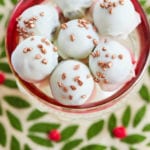 A bowl of Gingerbread Truffles.