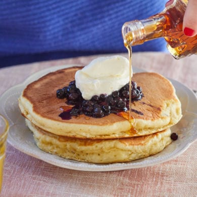 Single-Serving Fluffy Pancakes