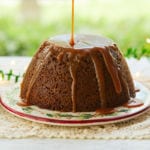 Homemade Steamed Gingerbread Pudding